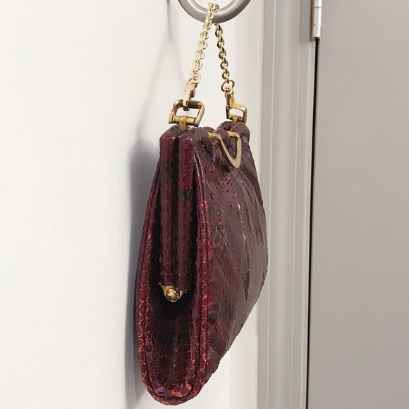 LOEWE Python Snakeskin Top Handle Crossbody Bag - Picture 5 of 11